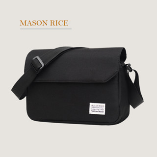 Túi đeo chéo nam Black Rice nhiều ngăn phong cách trẻ trung dễ phối đồ TC001