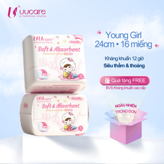[HỎA TỐC] Băng Vệ Sinh Ban Ngày UUcare Young Girl 24cm (Gói 16 Miếng)