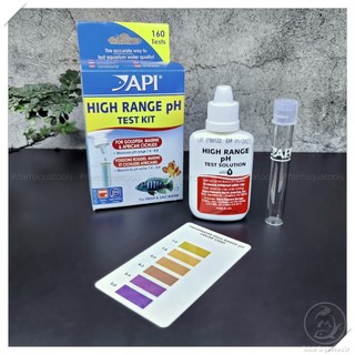 API High Range pH Test Kit – Bộ test pH cao (7.4–8.8) cho hồ nước mặn, cá rồng, hồ Koi