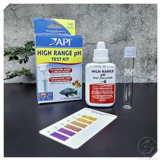 API High Range pH Test Kit – Bộ test pH cao (7.4–8.8) cho hồ nước mặn, cá rồng, hồ Koi