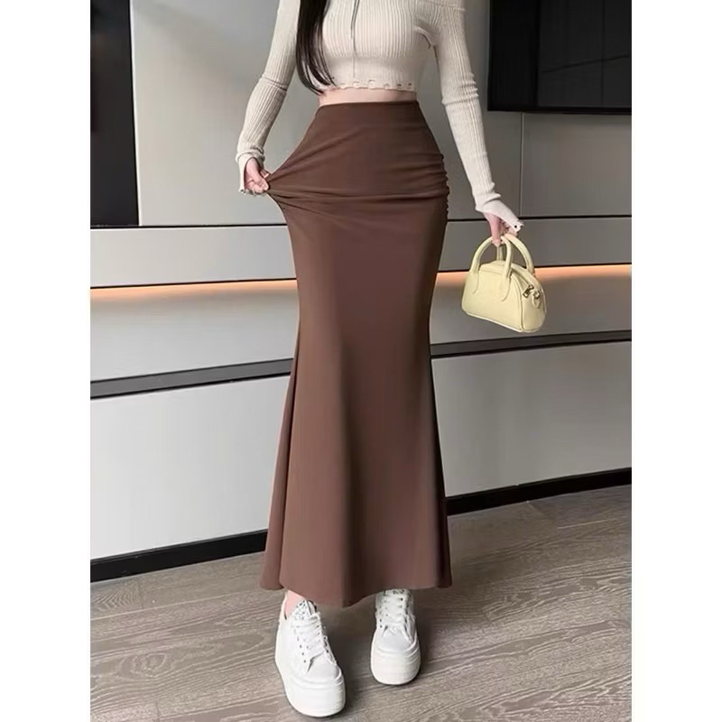 CHÂN VÁY ĐUÔI CÁ DÁNG CHỮ A LƯNG CAO MÙA HÈ THỜI TRANG CHO NỮ SIÊU SANG LOVITY CV350 | BigBuy360 - bigbuy360.vn