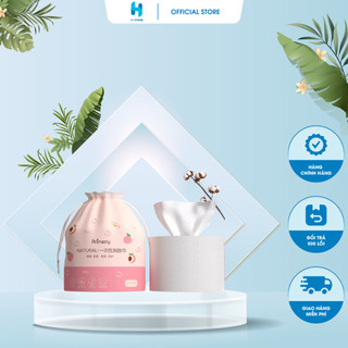  Khăn lau mặt dùng 1 lần lau khô lau ướt Khăn giấy đa năng 