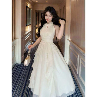 ĐẦM 2S BBD MAXI XƯỢC KEM