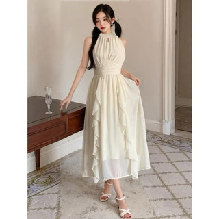 ĐẦM 2S BBD MAXI XƯỢC KEM