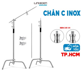Chân đèn C Stand kim loại VÀ boom treo đèn cao cấp, tải trọng cao (330cm)