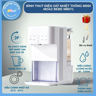 Bình thuỷ điện giữ nhiệt thông minh moaz bebe moaz bébé mb071 bảo hành chính hãng 12 tháng chipchop