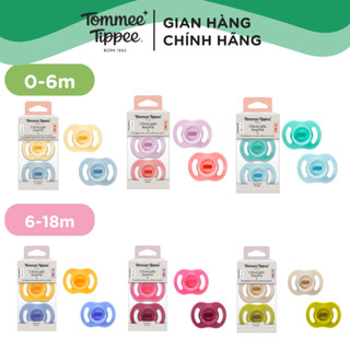 Ty Ngậm Silicon Siêu Nhẹ Tommee Tippee Ultra Light Cho Bé 0-6, 6-18 tháng