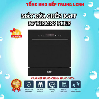 KF BISMS8 PLUS - Máy Rửa Chén KAFF - Tích hợp UV + OZONE diệt khuẩn tuyệt đối - Công nghệ rửa sấy đỉnh cao