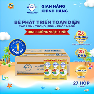 THÙNG 27 HỘP SỮA CÔNG THỨC PHA SẴN APTAMIL SUPER GOLD KID 180ML CHO BÉ >1T CÔNG THỨC ĐỘT PHÁ TỪ NUTRICIA