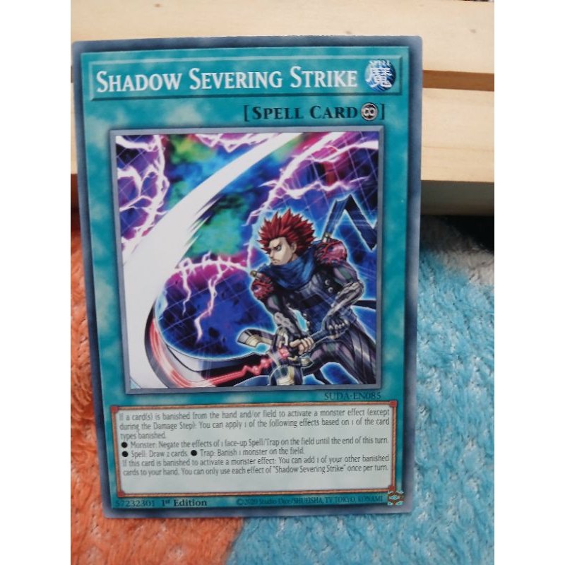 [Yugioh Biên Hòa Store] 1 lá thẻ bài Shadow Severing Strike - SUDA-EN085 - Common 1st Edition