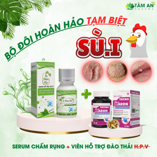 [COMBO] Tinh Chất Thảo Mộc Xử Lý Sùi Mào Gà, Hạt Ngọc An Nhiên Mộc và Viên uống Tăng Cường Hệ Miễn Dịch THYMOKARON