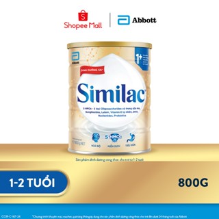 Sản phẩm dinh dưỡng công thức cho trẻ từ 1-2 tuổi: Similac 1+ 850g/800g