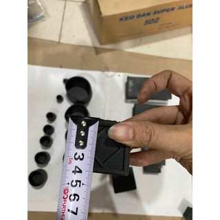 Combo 10 nắp cao su, núm chụp vuông, nắp bít vuông 20-25-30-40-50mm