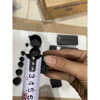 Combo 10 nắp cao su, núm chụp vuông, nắp bít vuông 20-25-30-40-50mm