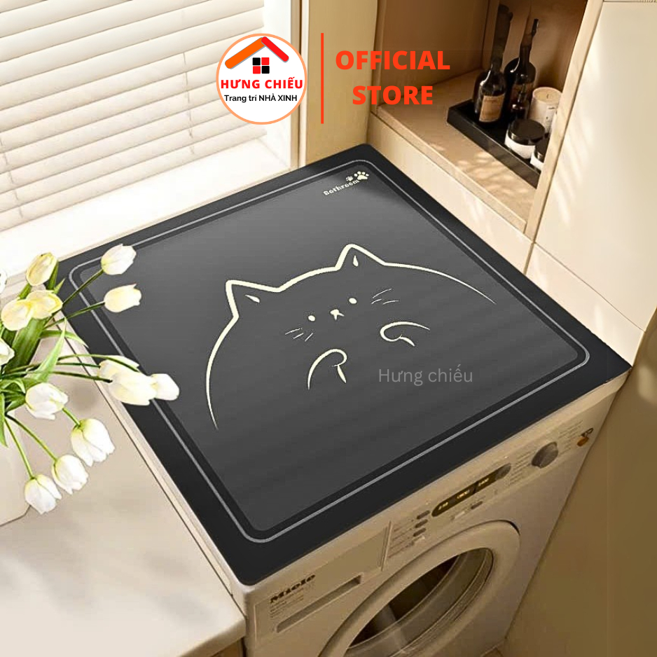 Thảm lót máy giặt, vỏ bọc máy giặt, lò vi sóng, chống bụi bẩn - Hưng Chiếu.