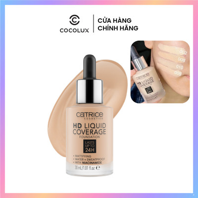 Kem Nền Catrice HD Liquid Coverage Foundation 30ml
