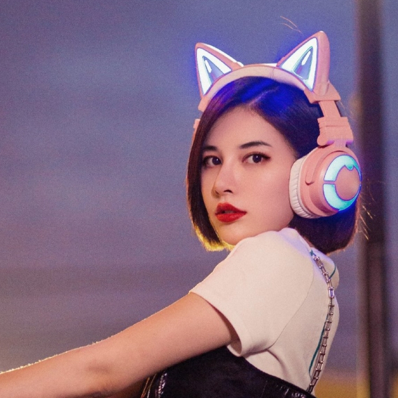 Tai nghe tai mèo Yowu Cat Ear Headphones 3 Series Qualcomm Bluetooth 5.0 hỗ trợ aptX Chống Ồn Led Rgb Gaming | BigBuy360 - bigbuy360.vn