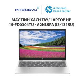 Laptop HP 15-fd0304TU A2NL5PA | i3-1315U | RAM 8GB | SSD 256GB | 15.6 inch FHD - Bảo hành 12 tháng
