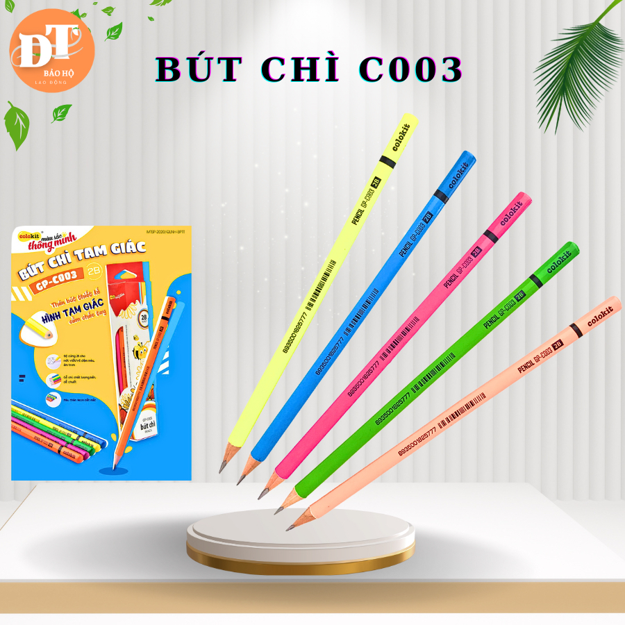 (COMBO 10 cây) Bút chì gỗ 2B Thiên Long  GP-C003 - Sản Phẩm chính hãng Thiên Long