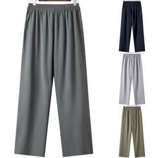 Quần dài nam trung niên, Quần dài nam trung niên cạp chum túi sau, Chất liệu mềm mại, thoáng mát