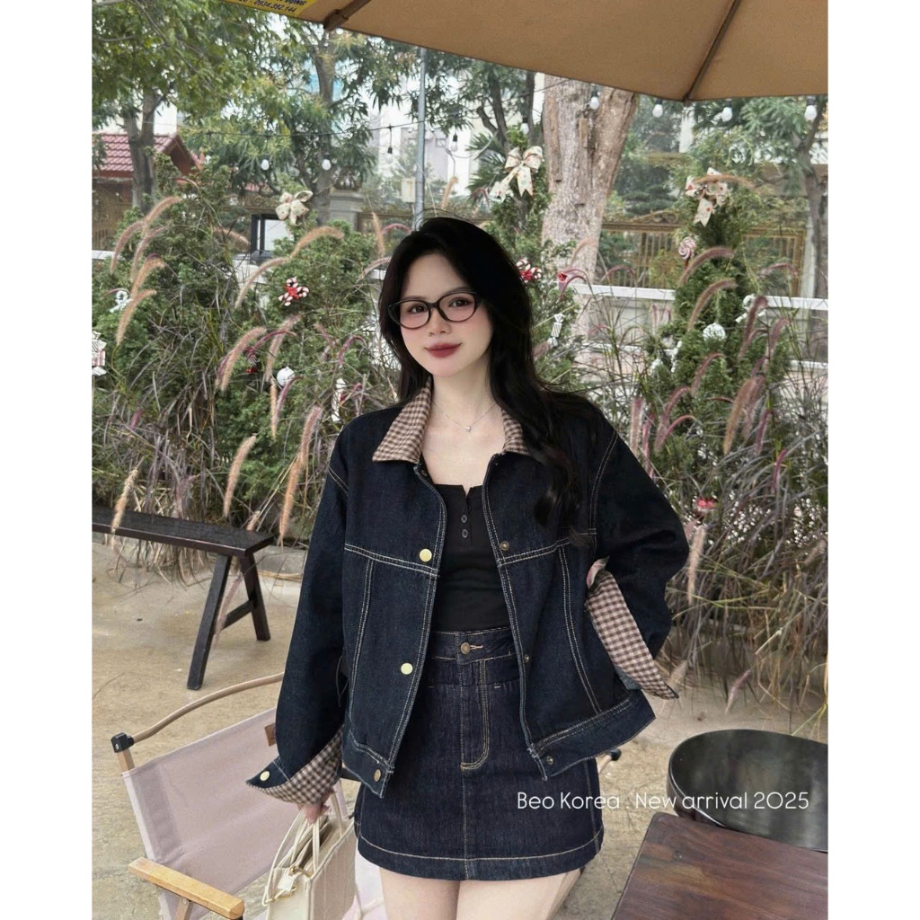 Áo khoác jeans bò demin nữ dáng lửng croptop dùng đi biển đi chơi chống nắng cho nữ 168Fashion | BigBuy360 - bigbuy360.vn