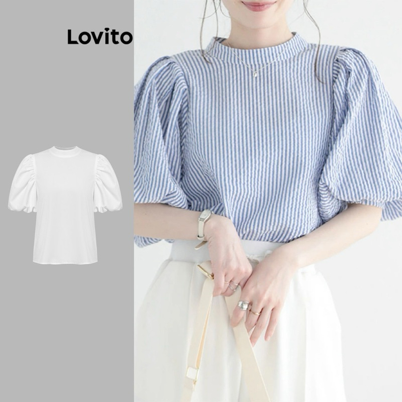 Áo sơ mi tay bồng Lovito