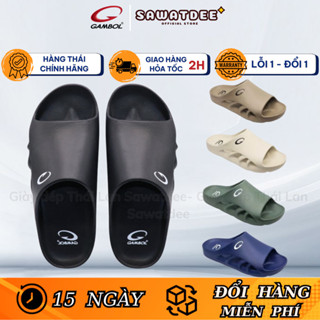 Dép Nam Quai Ngang Đúc Nguyên Khối Thái Lan GAMBOL 42207 (FORM RỘNG LÙI SIZE) Cao Su Non Chính Hãng