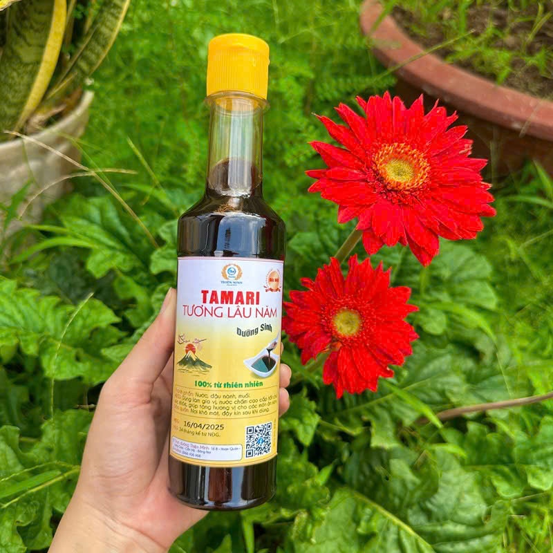 Tương Tamari Quy Nguyên (Chai -250ml) - Nước Tương Tamari Nguyên Dương Trường Niên
