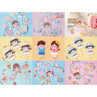 RẺ VÔ ĐỊCH - Tổng Hợp Phụ Kiện Trang Trí Cho Bé Yêu - Trang trí bánh sinh nhật, bánh kem Quốc Tế Thiếu Nhi, 1/6