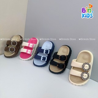 [FORM TO]Dép lê trẻ em - dép lê khuy vuông phong cách hàn quốc siêu nhẹ cho bé trai bé gái size từ 24 đến 35