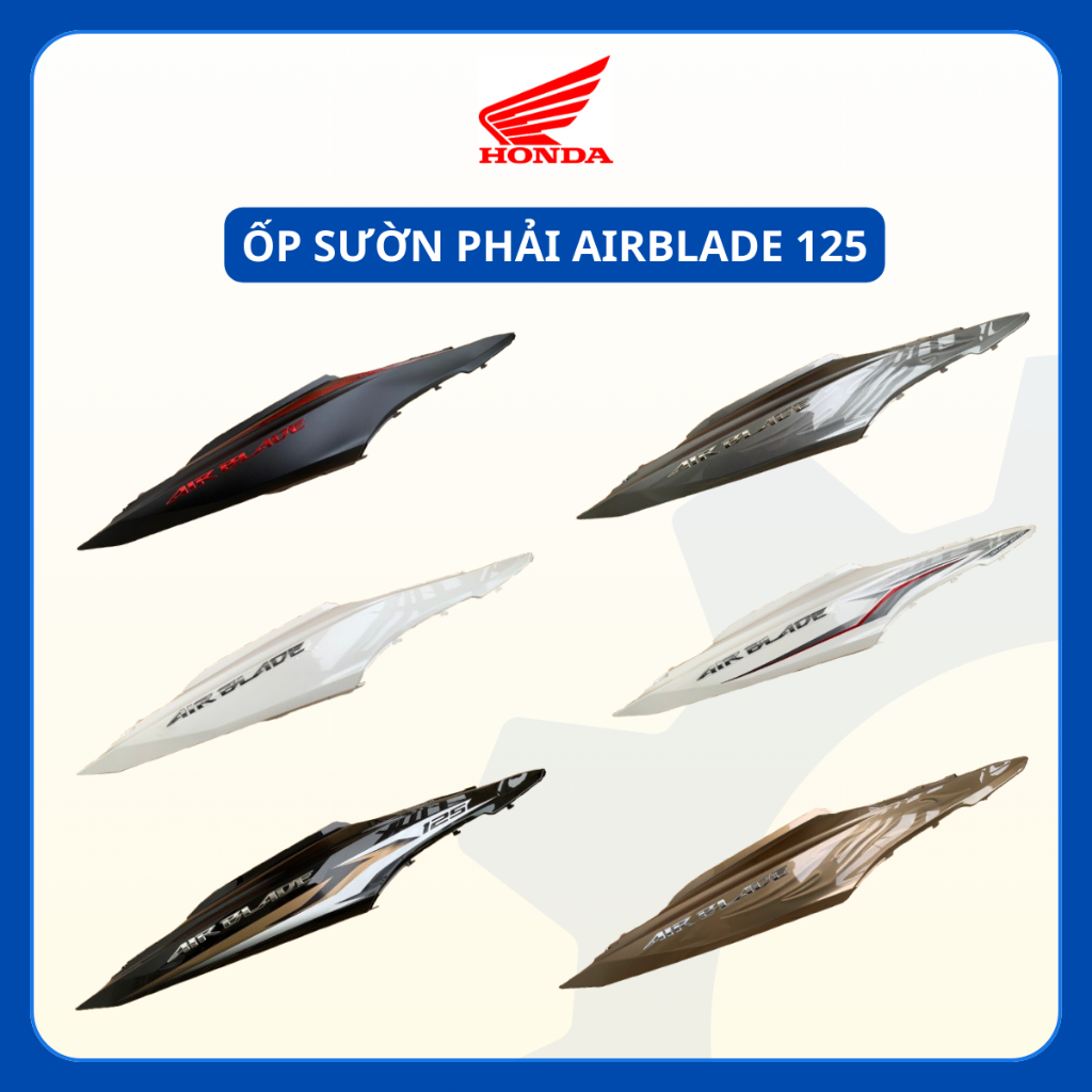Bộ Ốp Sườn Phải AIRBLADE 125 - HONDA Chính Hãng (83550 K27...)