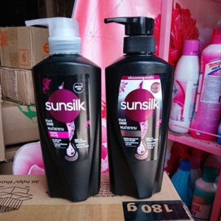  Dầu Gội Sunsilk Đen Thái Lan 370g - Ngăn Rụng Tóc Phục Hồi Hư Tổn 