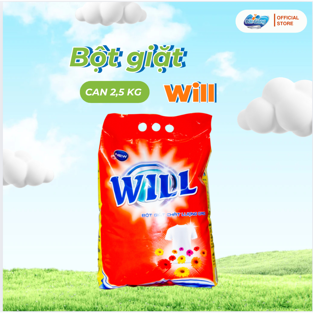 Bột giặt Will hương phấn hoa 2,5 kg