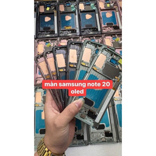 màn hình thay thế Samsung Note 20 oled liền khung phôi to (keo tua vít)