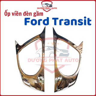  Ốp viền đèn gầm trước xe Ford Transit 2014-2019 MẠ CROM- Hàng cao cấp 