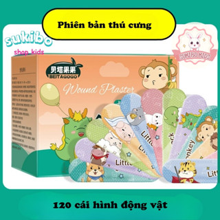 Hộp 120 miếng băng keo cá nhân băng y tế urgo cho bé trai và bé gái tiệt trùng an toàn nhiều hình