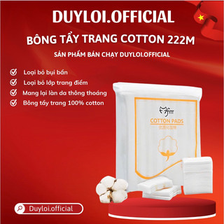 Bông tẩy trang Cotton Pads 222 miếng , bông tẩy trang 3 lớp quốc dân
