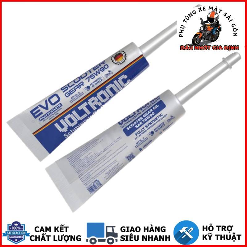 Nhớt hộp số, nhớt láp Voltronic EVO Scooter Gear Oil 75W90/80W90 120ML full tổng hợp