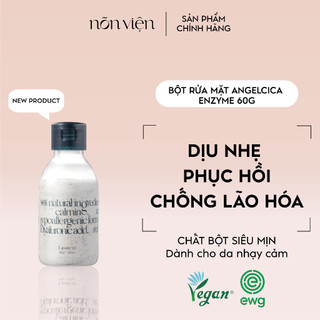 Bột rửa mặt chống lão hóa enzyme Lassie'el 60g chiết xuất từ thiên nhiên sạch sâu ẩm mịn