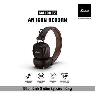  Tai Nghe Bluetooth Marshall Major 4  IV  Chính Hãng - Bảo Hành 12 Tháng. 
