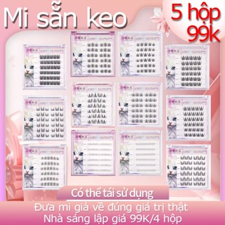 Lông Mi giả tự dính không cần dùng keo (Ảnh shop tự chụp ) - thế hệ mới có thể tái sử dụng nhiều lần ( bao bì mới )