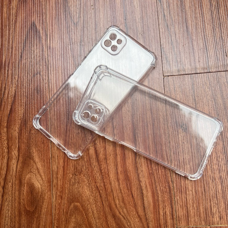 Ốp lưng dẻo silicon cho Samsung F42 trong suốt và chống sốc 4 góc