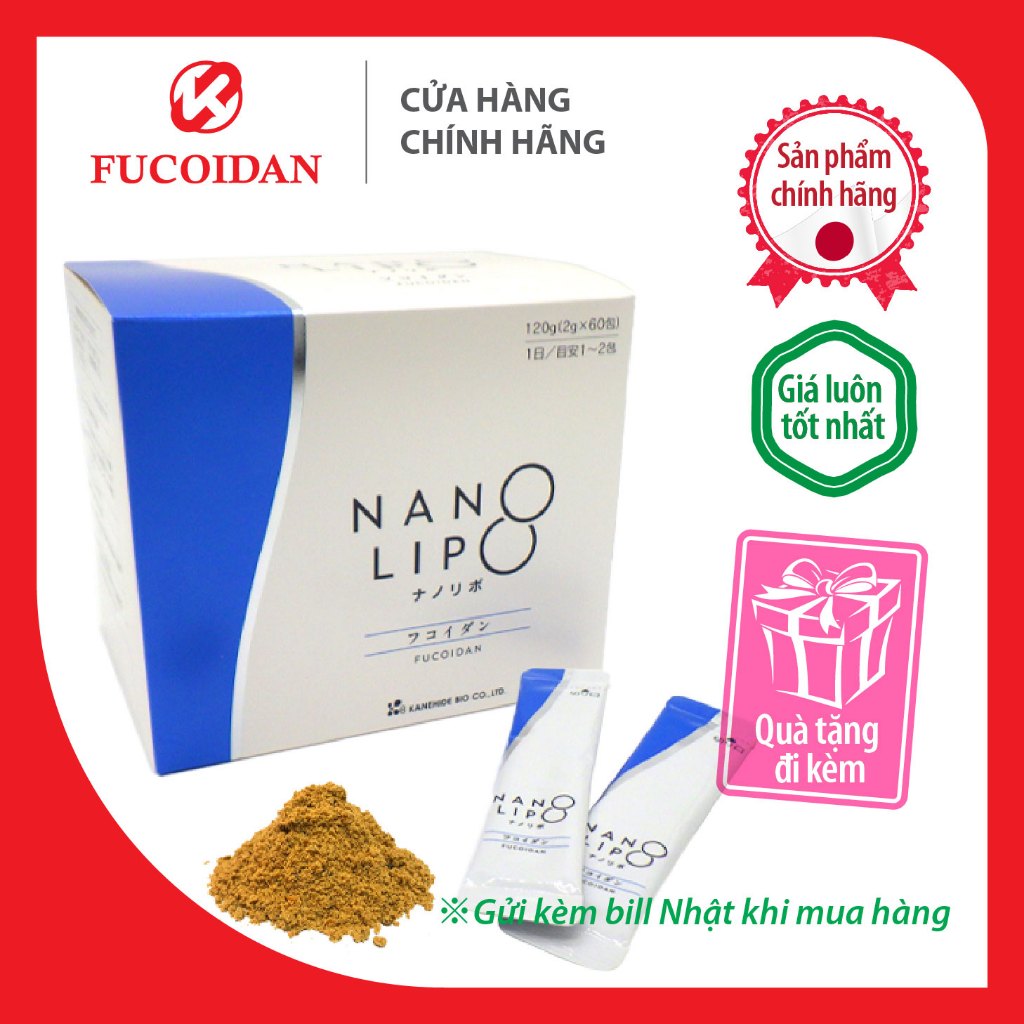Hộp Nano Fucoidan Chính Hãng (60 gói)