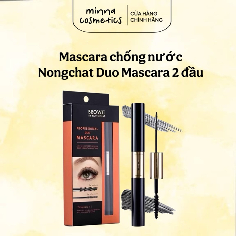 [Nongchat] CHUỐT MI CHỐNG NƯỚC NONGCHAT 2 ĐẦU DOU MASCARA