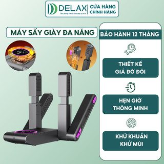  Máy Sấy Khô Giày Gấp Gọn DELAX Khử Trùng Khử Mùi Hôi Tia UV Hiệu Quả Sấy Nhanh Với Chức Năng Hẹn Giờ Thông Minh MSG03 