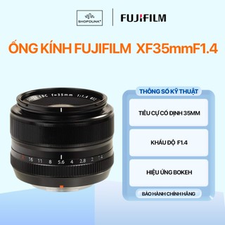 Ống Kính Máy Ảnh Fujifilm XF35mmF1.4 Chính Hãng Bảo Hành 18 Tháng