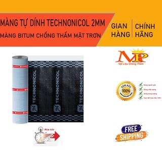 Technonicol  và CKA Bitumax- Màng khò lạnh, màng tự dính giày 2 ly mặt trơn chống thấm mái,nhà vệ sinh, ban công