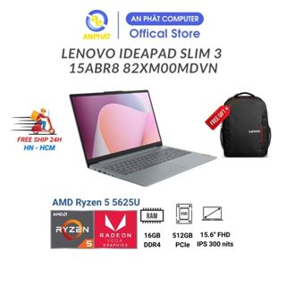 Laptop Lenovo IdeaPad Slim 3 15ABR8 82XM00MDVN (AMD Ryzen 5 5625U | 16GB | 512GB |15.6 inch FHD | Win 11)