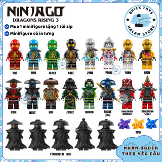 [BẢN ĐẸP] Đồ chơi lắp ráp minifigures Ninjago Dragons Rising 3 - Mô hình Morro và 5 bậc thầy bị cấm