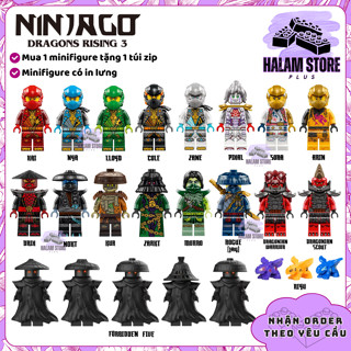 [BẢN ĐẸP] Đồ chơi lắp ráp minifigures Ninjago bậc thầy bị cấm - Mô hình ninja Dragons Rising 3